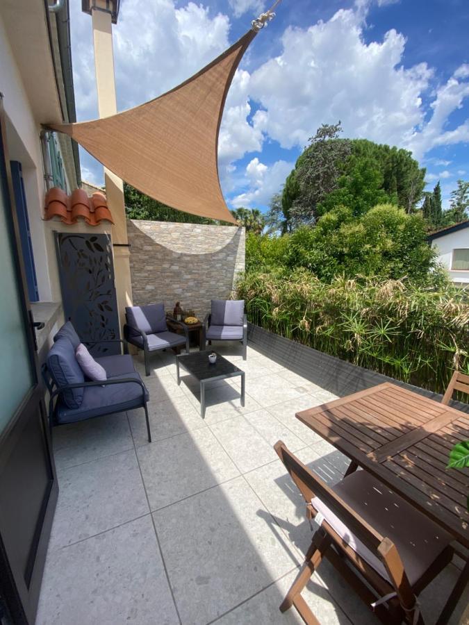 L'Esplanade, Appartement En Centre-Ville Au Calme Puisserguier Esterno foto