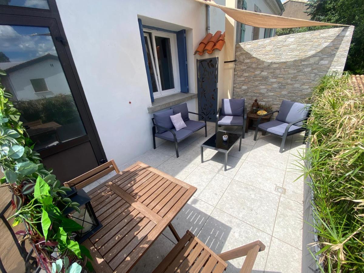 L'Esplanade, Appartement En Centre-Ville Au Calme Puisserguier Esterno foto